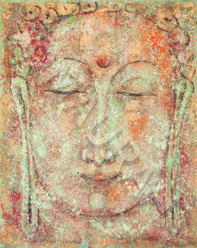 MAURAH BOUDDHA VERT D'EAU