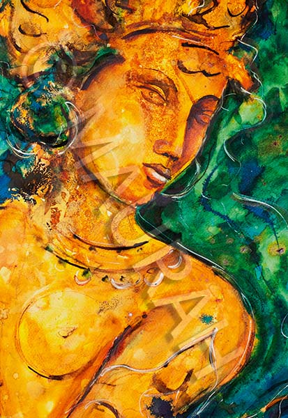 Postkarte 106 : Danseuse du Temple
